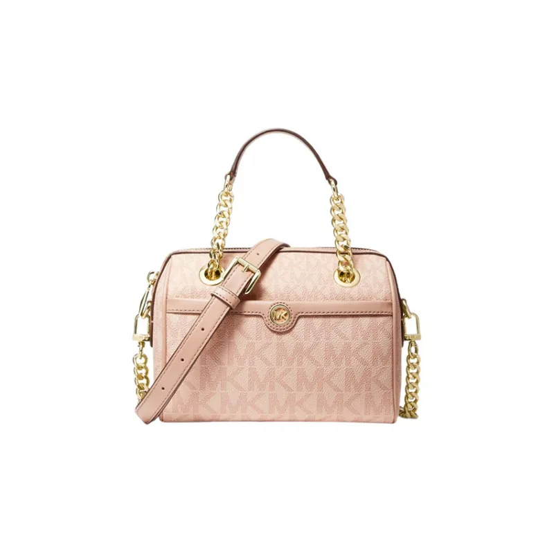 MICHAEL KORS Blaire Canvas Boston Bag, Handbag, Shoulder Bag, Crossbody Bag Extra Mini Women's Pink-0