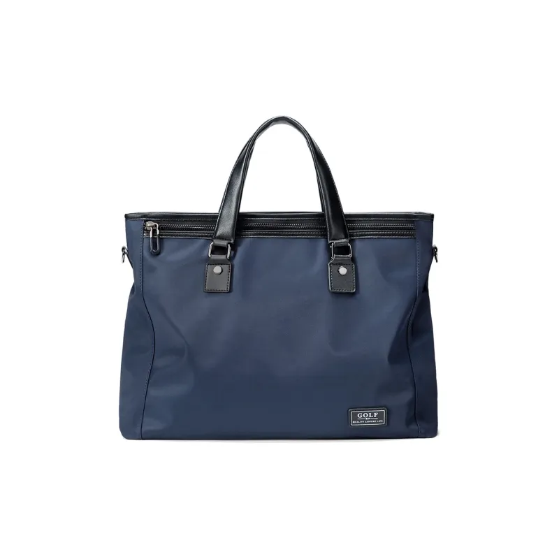 GOLF Artificial Leather Commute Bag, Laptop Bag, Portable Crossbody Briefcase Men's Navy Blue-5
