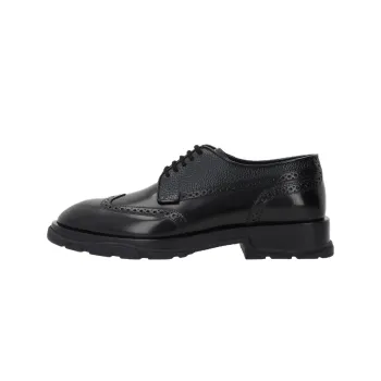 Alexander McQueen Round-Toe Lace-Up Brogues
