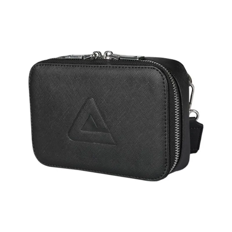 PEAK Fabric Cell Phone Pouch Crossbody Bag Shoulder Bag Regular Unisex Black-2
