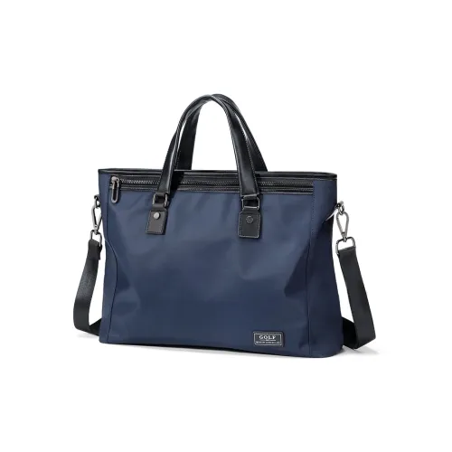 GOLF Artificial Leather Commute Bag, Laptop Bag, Portable Crossbody Briefcase Men's Navy Blue
