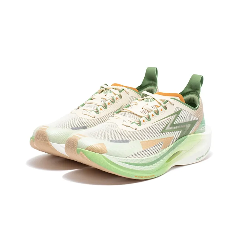 361° Fly Burn 2.5 Running Shoes Unisex Low Top Beige/Green-2