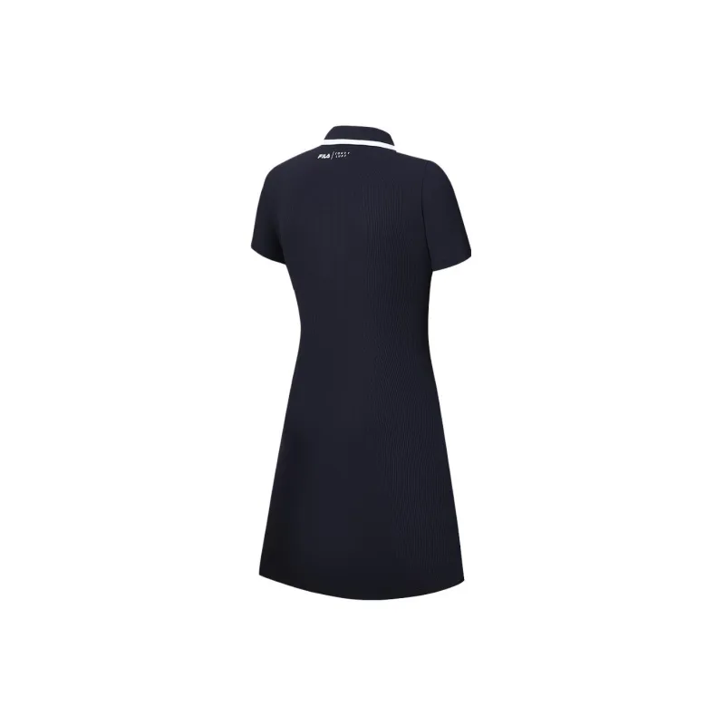 FILA Short Sleeved Dresses Women's Legend Blue-2