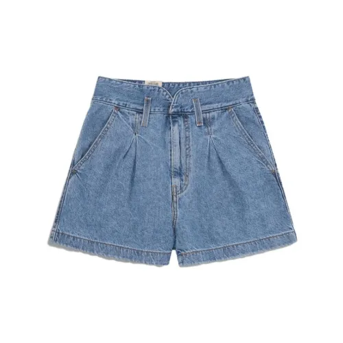 Levis Denim Shorts Women's Blue