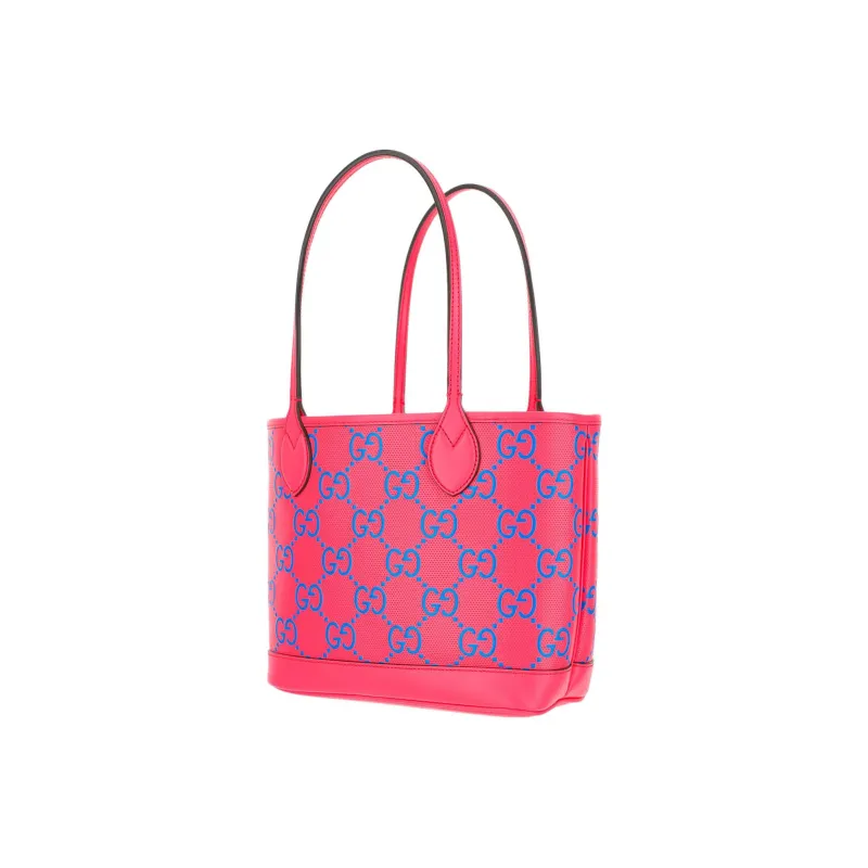 GUCCI Leather Tote Bag, Shopping Bag, Shoulder Bag, Handbag Trumpets Women's Red-1