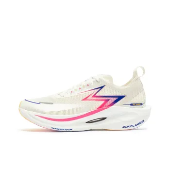 361° Fly Burn 2.5 Anti Slip And Wear Resistant Breathable Low Top Running Shoes Unisex Pink White