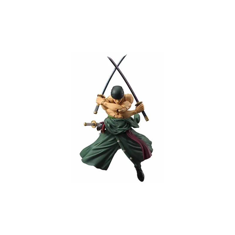 MegaHouse Roronoa Zoro VAH One Piece Zoro Two Years Later Reissued Version Action Figures 18cm-1