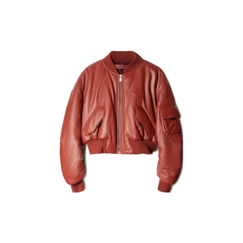 OFF-WHITE Jackets Men Brown Red