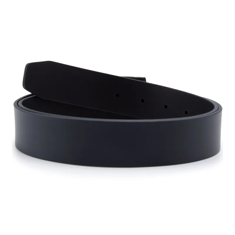 Tommy Hilfiger Cow Leather Belts Men's Dark Blue 3.5cm-1