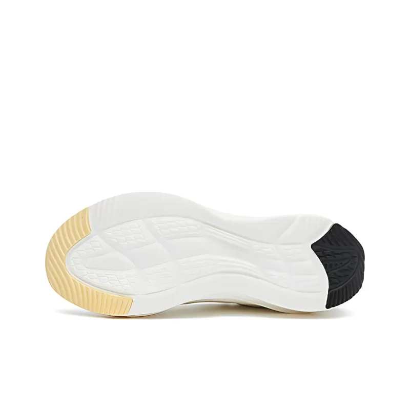 Erke Cushioning Anti Slip And Wear Resistant Breathable Rebound Low Top Running Shoes Women's White Green-5