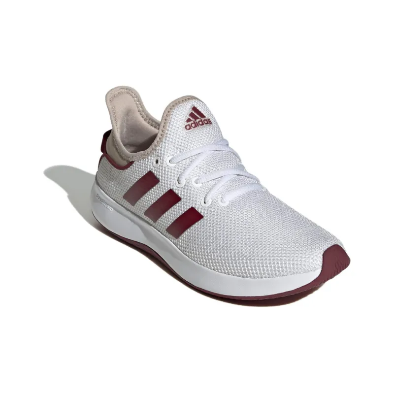 Adidas Cloudfoam Pure Cloud White Shadow Red Wonder Beige Women's-2