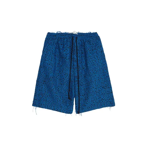 SONG FOR THE MUTE Casual Shorts Men Blue