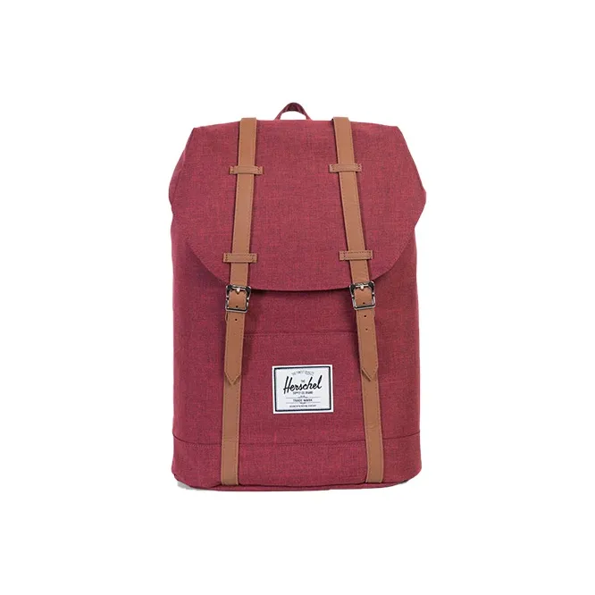 Herschel Polyester Backpack Large Size Unisex Burgundy-0