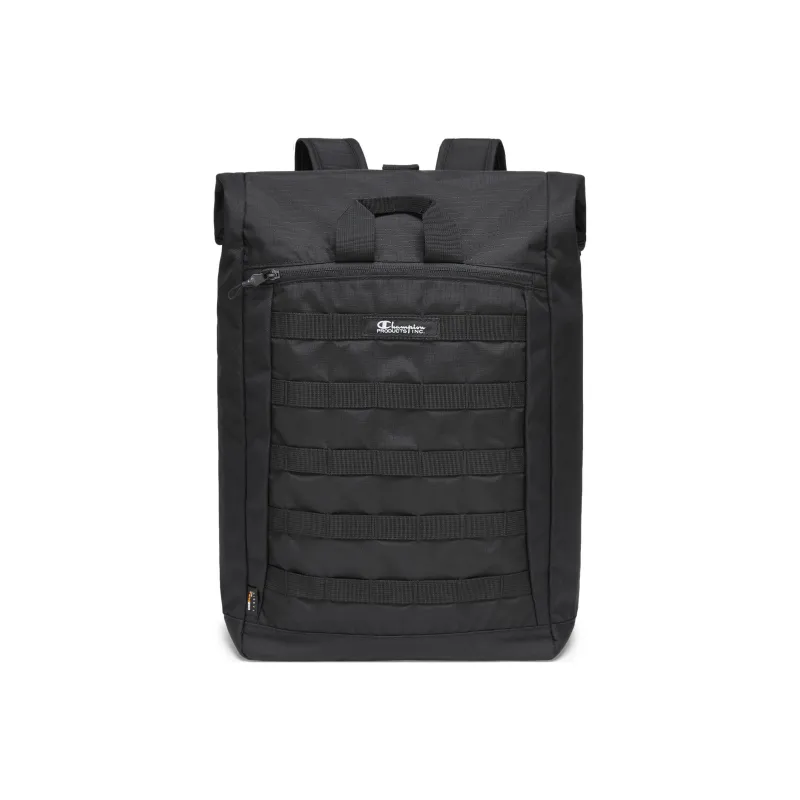 Champion Fabric Backpack Tubas Unisex White Patchwork/Black/Green-7