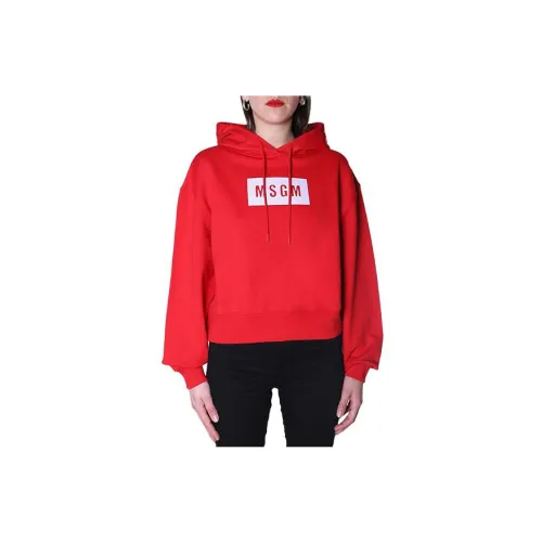 MSGM Sweatshirts Women's Red