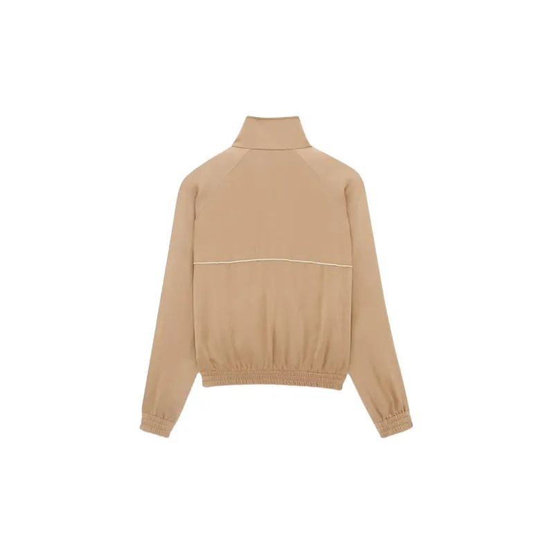 SAINT LAURENT Zip Up Long Sleeved Jacket-1