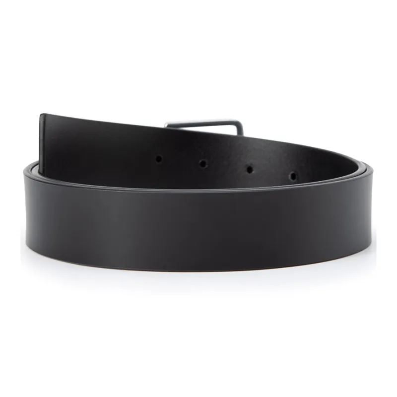 Tommy Hilfiger Cow Leather Belts Men's Black 3.5cm-1
