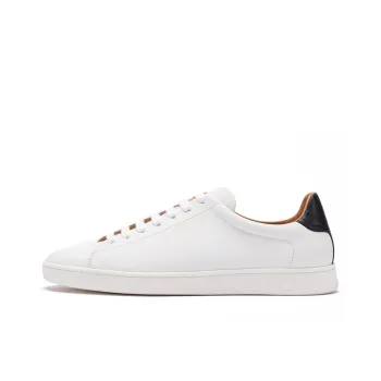 CHIORYN Vintage Low Top Skateboard Shoes Men's White Black Tail