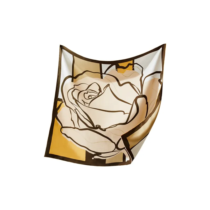 WENSLI Silk Scarves Women's-4