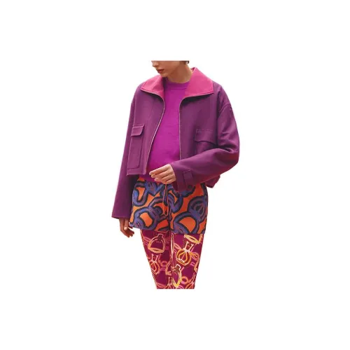 HERMES Jackets Women's Fuchsia