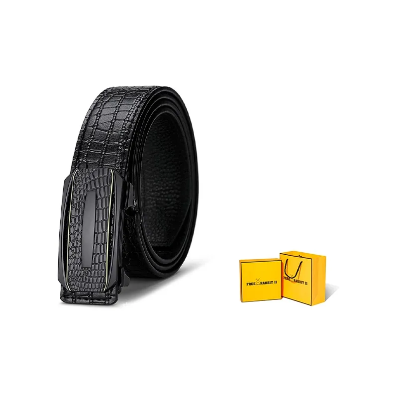 FREE RABBITⅡ Cow Leather Belts Men's 3.5cm-0