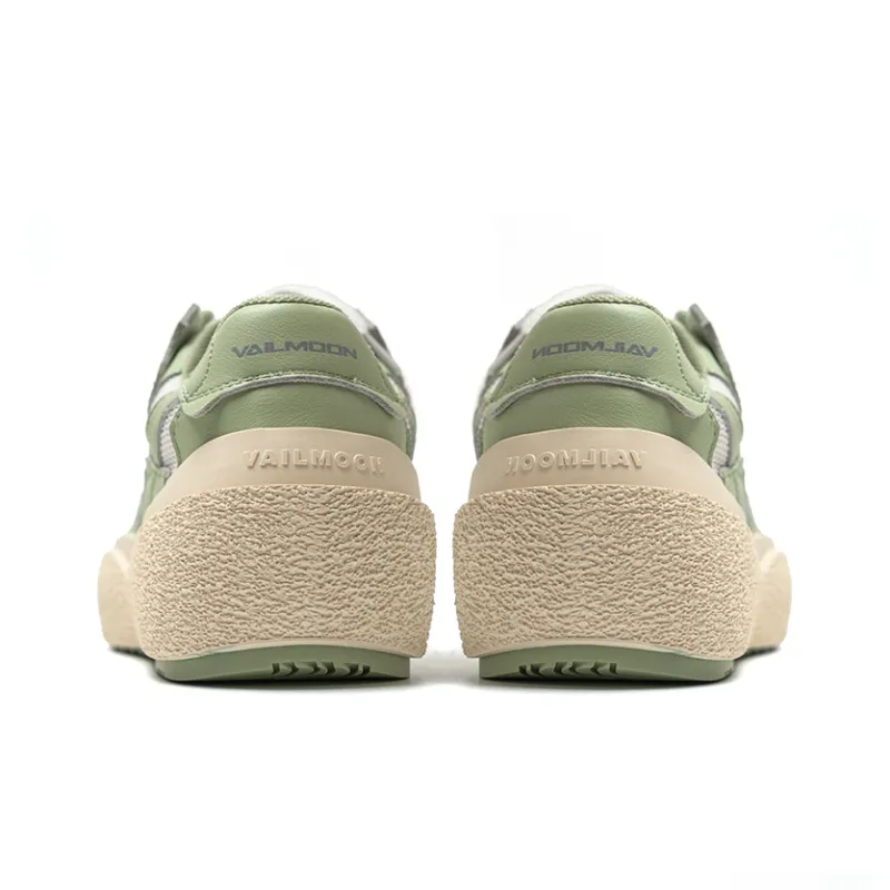 VAILMOON Fossil Collection 'Cloudy Jasmine' Stylish Skateboarding Shoes Unisex Avocado-5