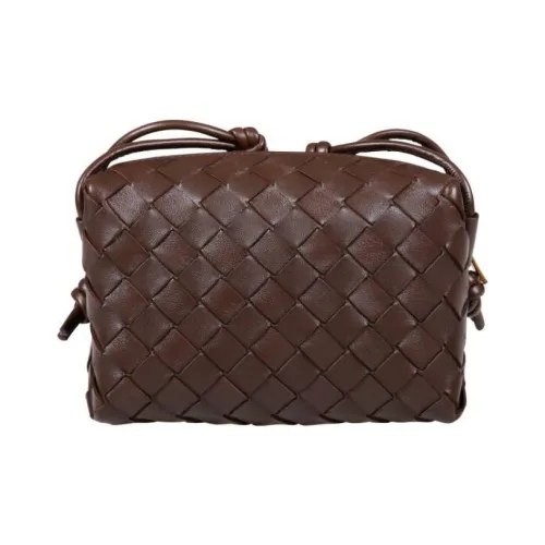 Bottega Veneta Mini Loop Camera Bag Light Brown