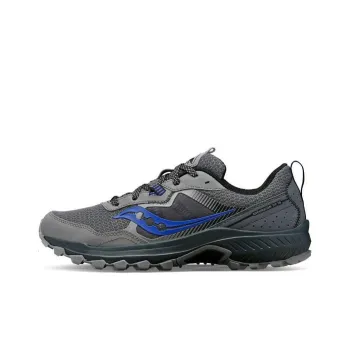 Saucony Excursion TR16 Long Hike Anti-Slip Wear-Resistant Low-Top Running Shoes Men's Gray Blue