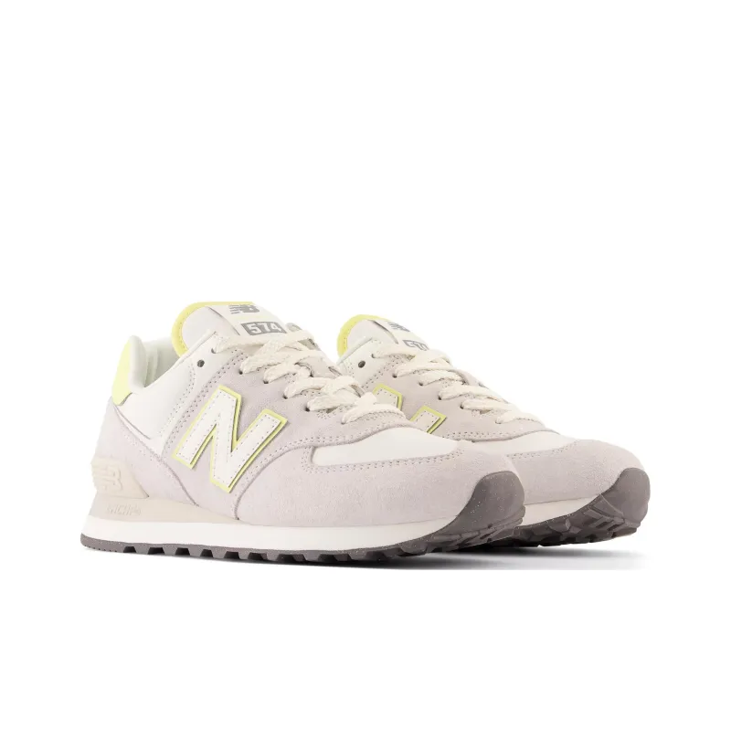 New Balance 574 Grey Matter Sea Salt Maize Women's-2