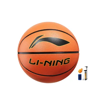 LiNing Rubber Basketball Red Brown Size 7 Training
