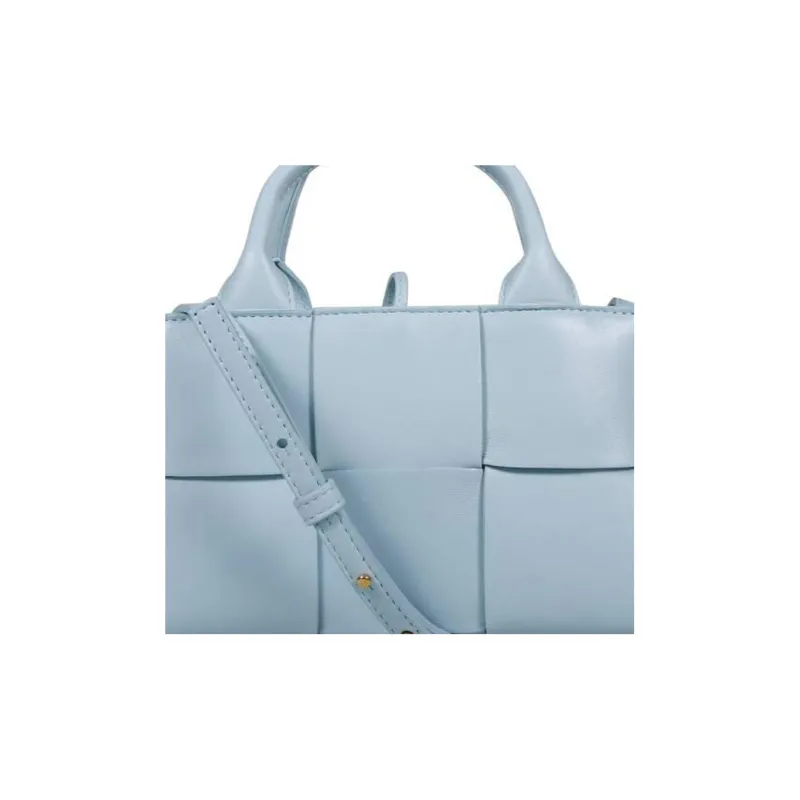 Bottega Veneta ARCO Sheepskin Tote Bag, Shopping Bag, Shoulder Bag, Crossbody Bag, Handbag Extra Mini Women's Blue-2