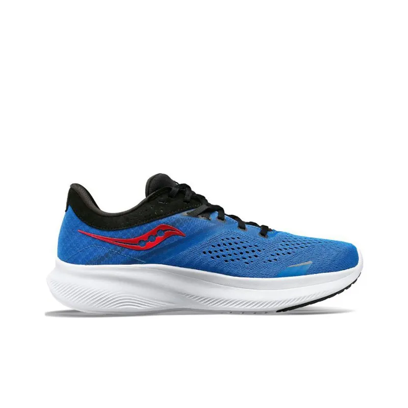 Saucony Ride 16 Anti Slip Wear Resistant Low Top Running Shoes Men's Blue Black-1
