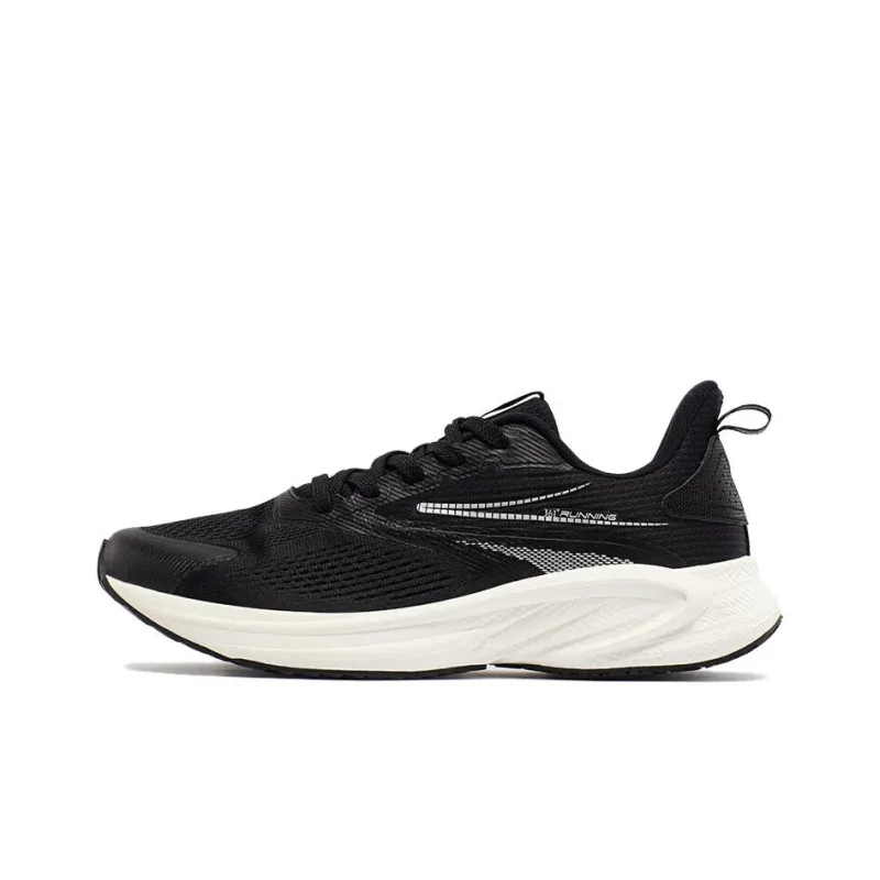 361° Speed Breathable, Slip Resistant, And Abrasion Resistant Low Top Running Shoes Men's Black White-0