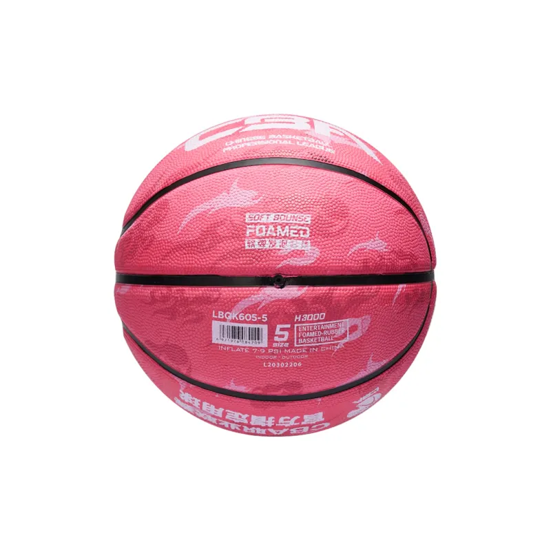 LiNing Rubber Basketball Pink Size 7 5 Size Training Women's-2