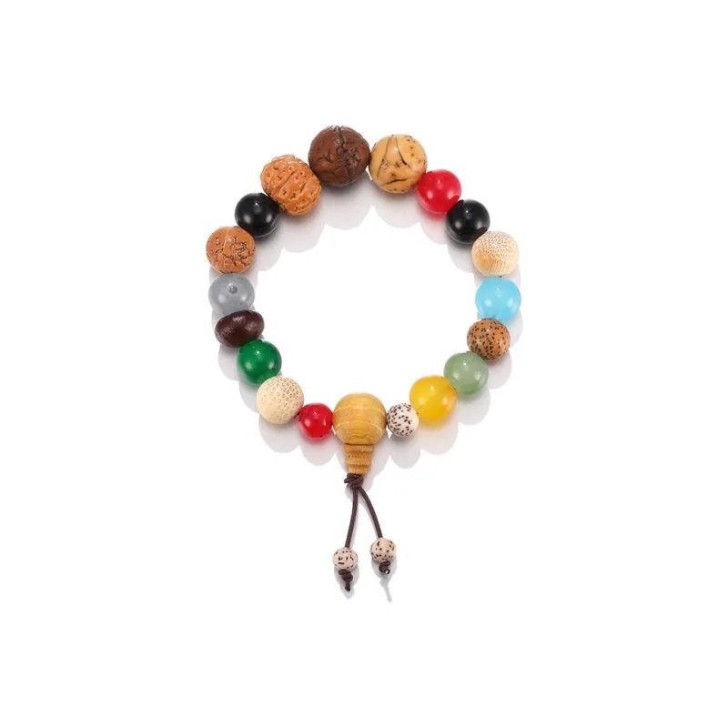 Clect Agate Wood Bracelets Unisex-4