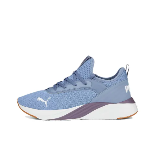 PUMA Softride Ruby Lux Better Anti Slip Wear Resistant Low Top Running Shoes Women's Blue White Purple