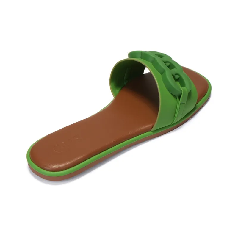 OMS Slide Slippers Women's Black/Beige-21