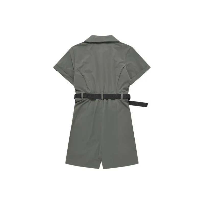 FILA FUSION Comptoir De Cotonnier Jumpsuit Women's Stone Ground Green-1