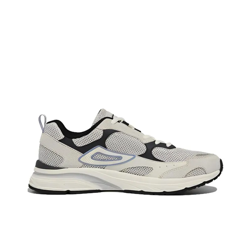 FILA Ray Slip Resistant, Abrasion Resistant, Lightweight Low Top Casual Shoes Unisex Gray Black Korean Style-1
