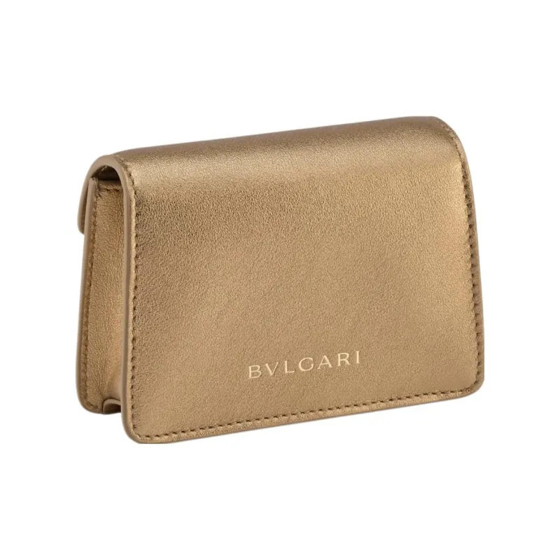 BVLGARI Serpenti Forever Calfskin Shoulder Bag Crossbody Bag Mini Women's Gold-2