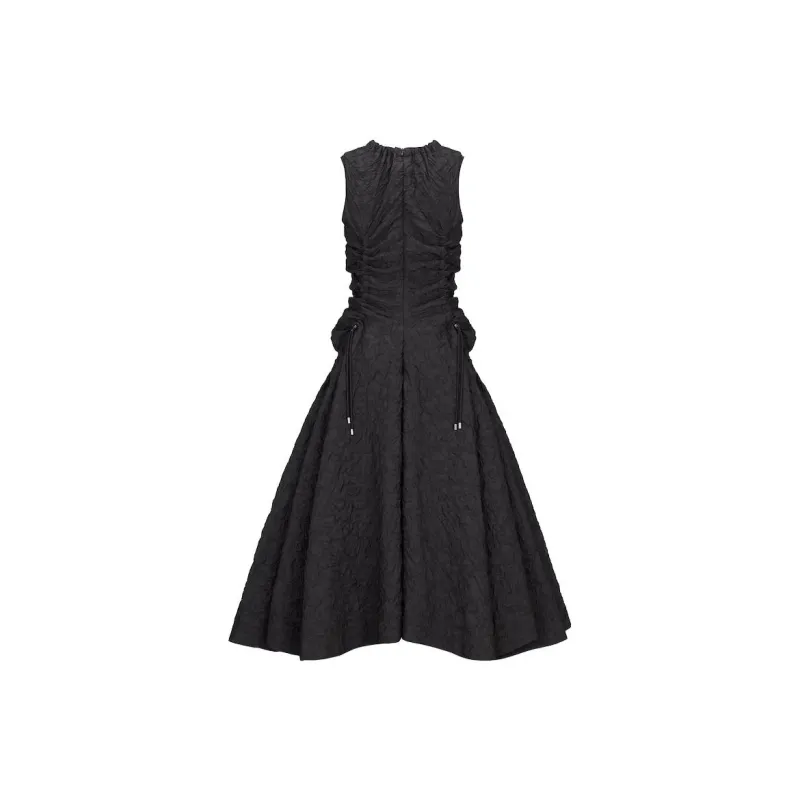 DIOR Sleeveless Dress Women's Black-1