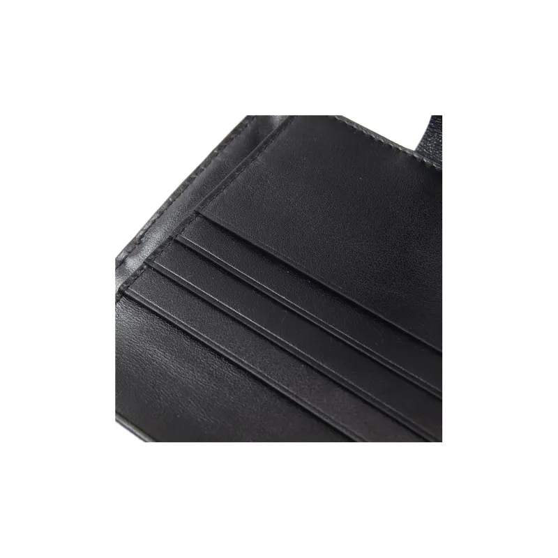 Bottega Veneta Sheepskin With Cow Leather Wallet Women's Black-7