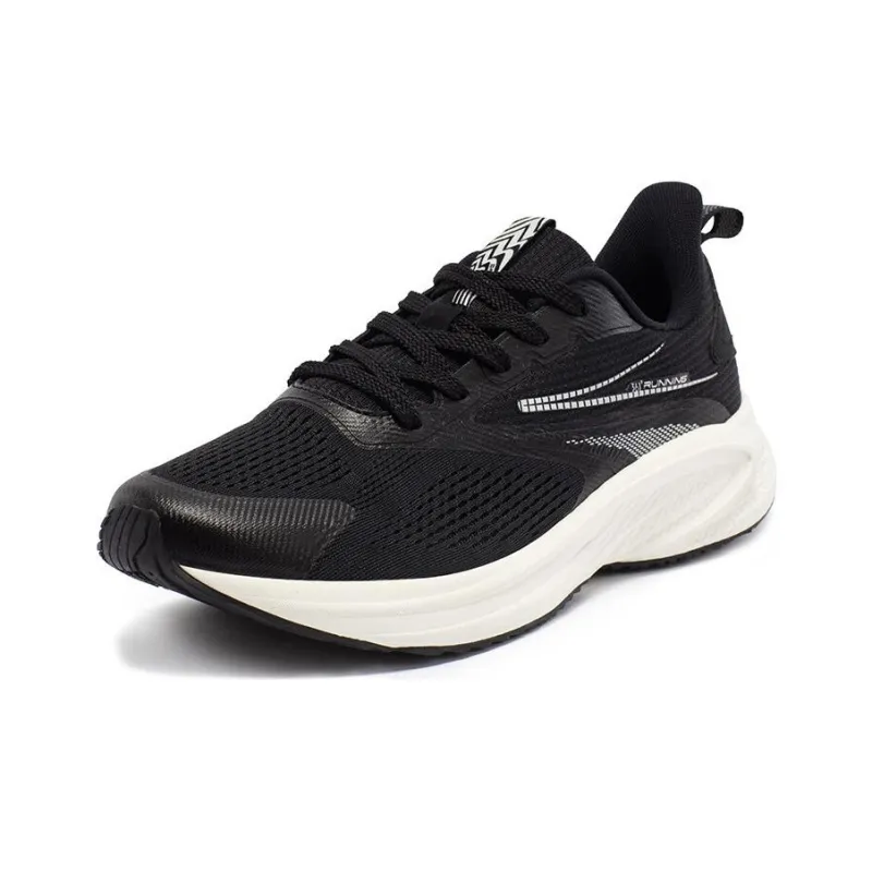 361° Speed Breathable, Slip Resistant, And Abrasion Resistant Low Top Running Shoes Men's Black White-1