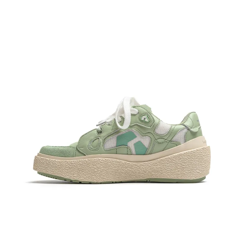 VAILMOON Fossil Collection 'Cloudy Jasmine' Stylish Skateboarding Shoes Unisex Avocado-0