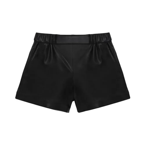 Anine Bing Koa Faux Leather Shorts