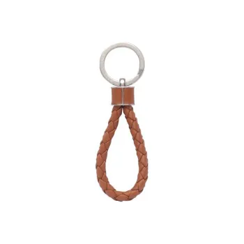 Bottega Veneta Lambskin Keychain Bag Accessory Unisex Brown