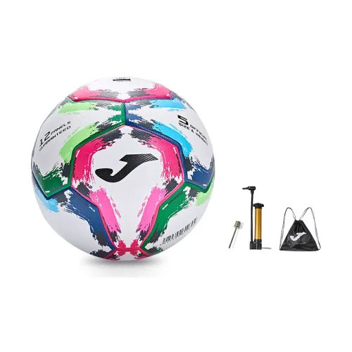 Joma Size 5 Ball Soccer PU Machine Stitched Soccer Ball Unisex White