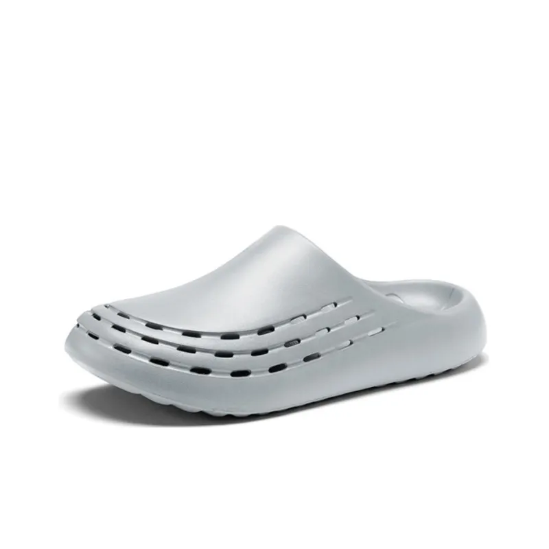 Ecco Stylish Sandals Men's Concrete Gray-1