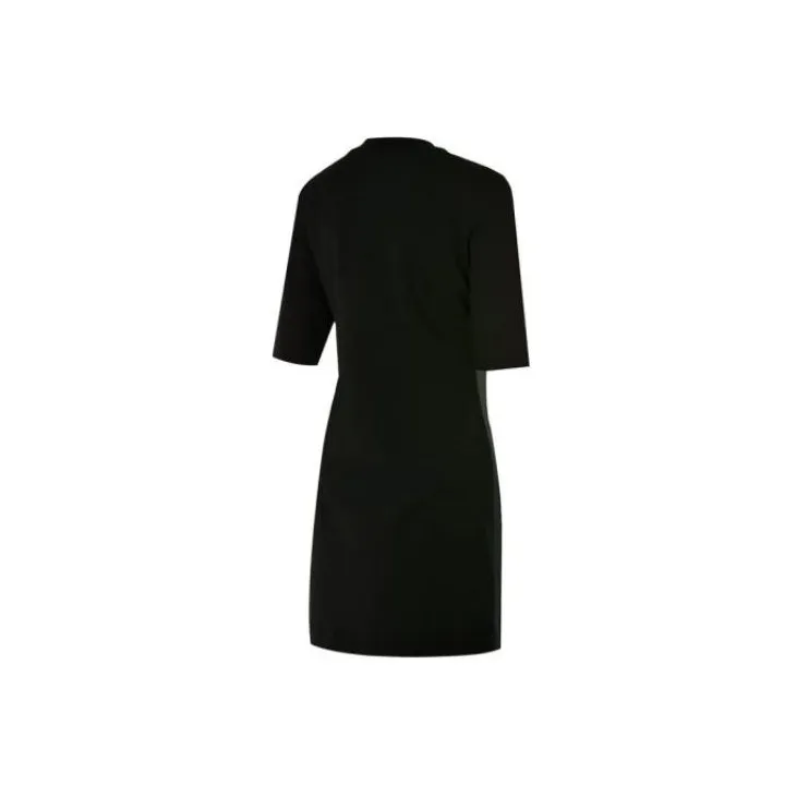 MOSCHINO Sprint Love Short-Sleeved Dresses Women's Black-1