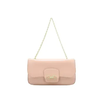 FERRAGAMO Leather Handbag Shoulder Bag Crossbody Bag Regular Women's Pink
